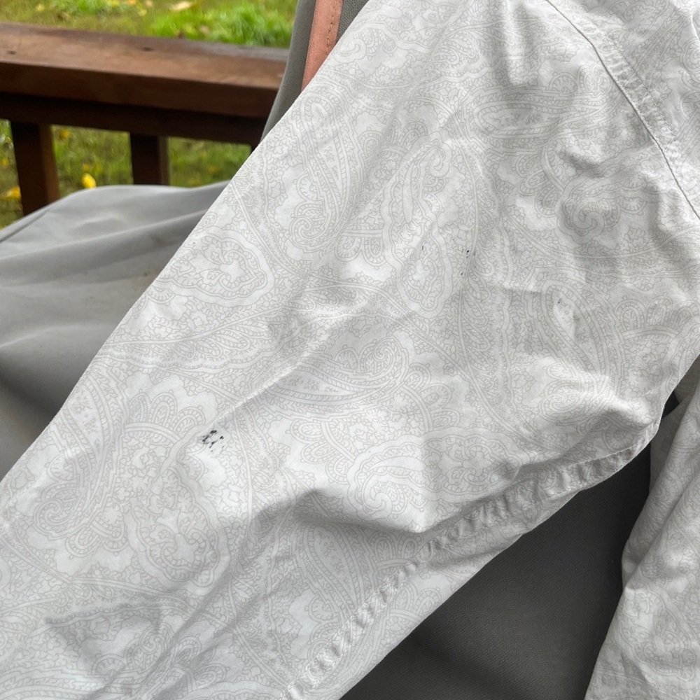 Cinch Red And White Patterned Button Down Shirts - image 7